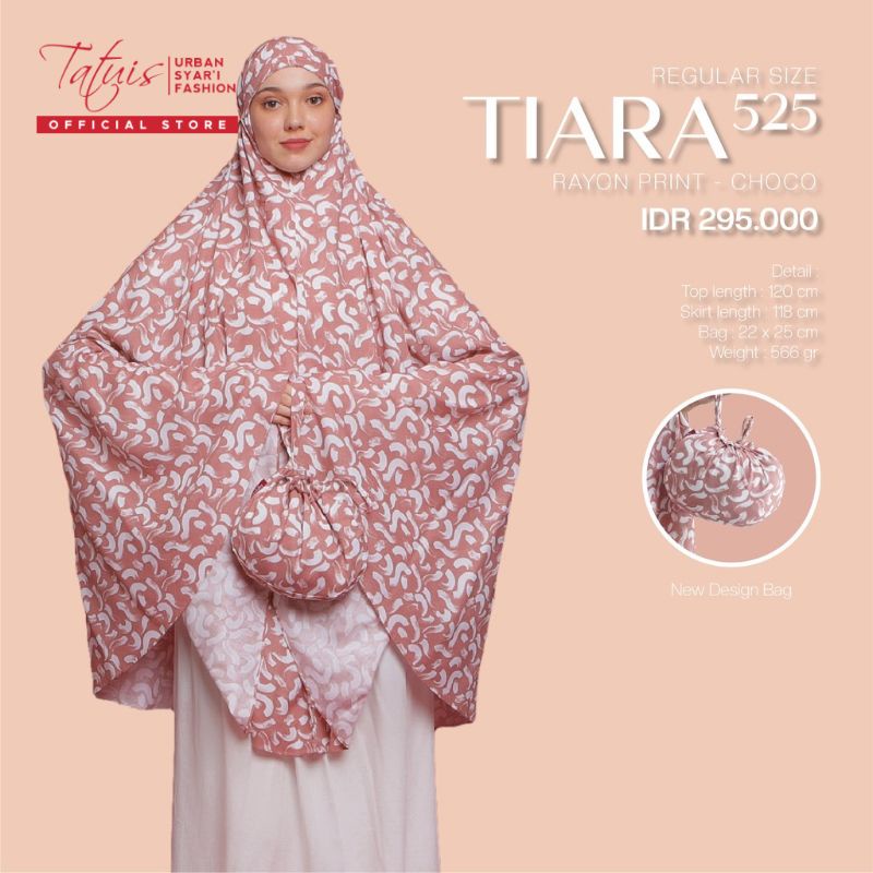 MUKENA TATUIS TIARA 525 SERIES DEWASA REGULER KATUN RAYON