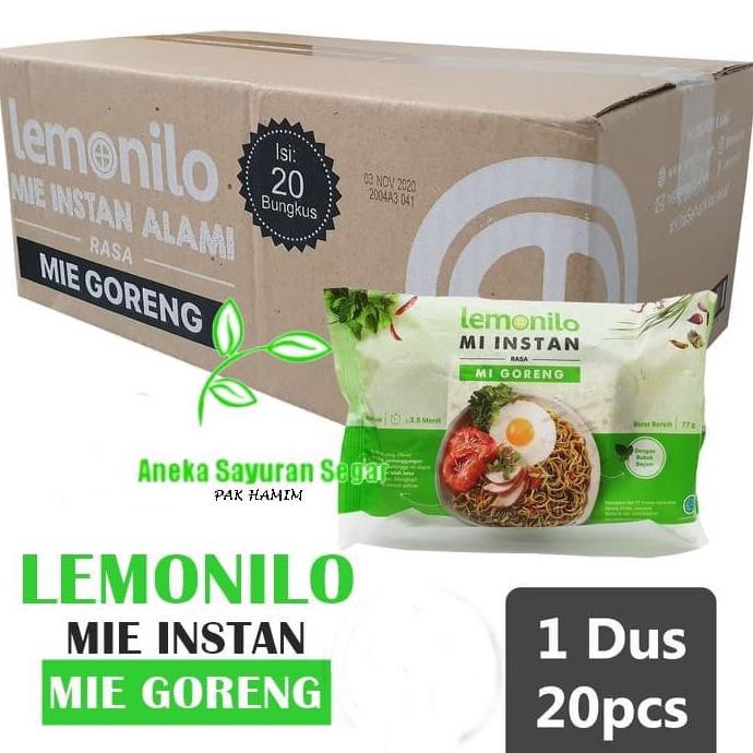 

LEMONILO MIE GORENG INSTAN SEHAT MURAH 1 DUS ISI 20 PCS