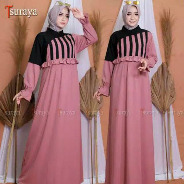 Gamis fizzi tsurayya wollycrepe