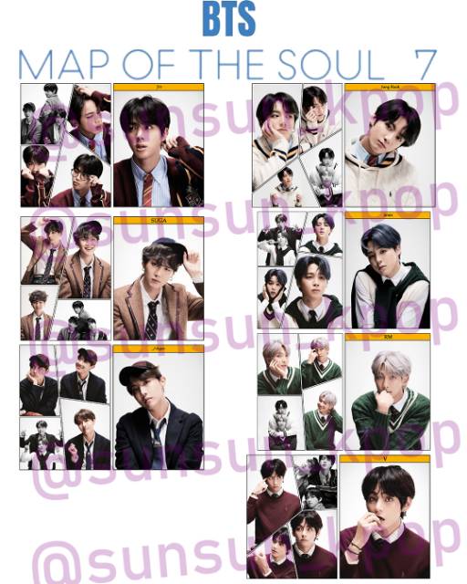 Poster BTS Map of The Soul: 7