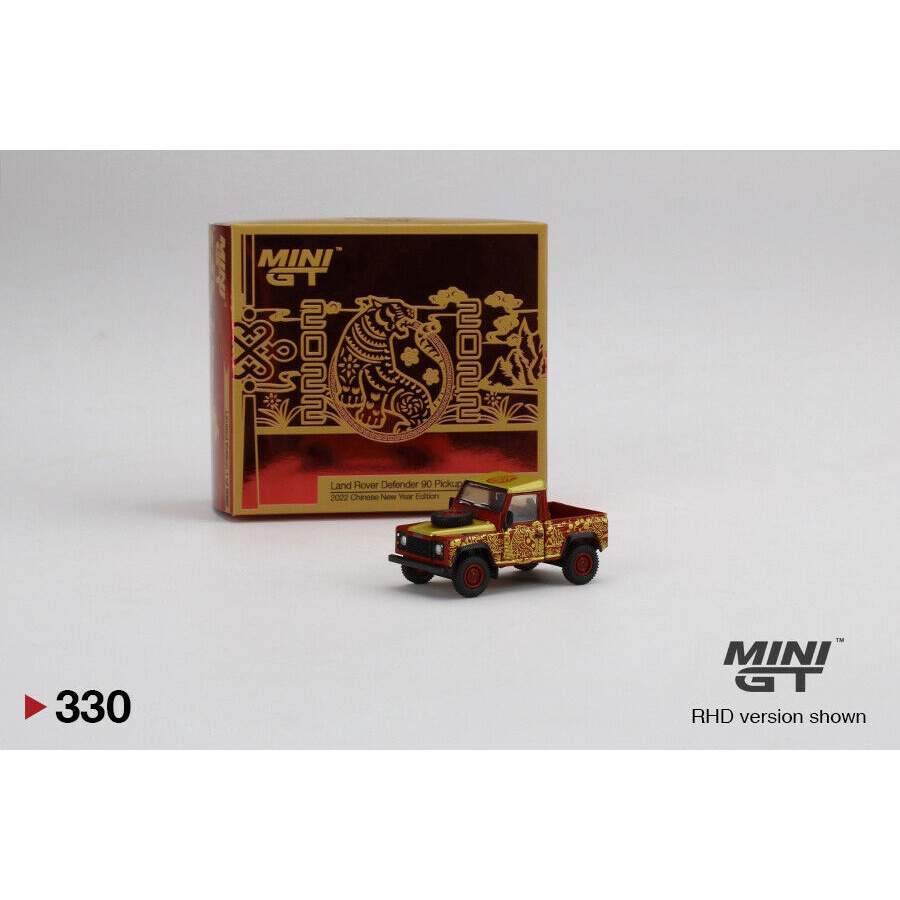 Mini GT 330 Land Rover Defender 90 Pickup 2022 Chinese New Year