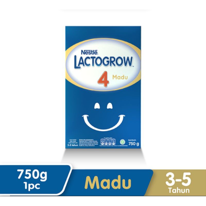 lactogrow 4 madu susu lactogrow 4 rasa madu 750gr