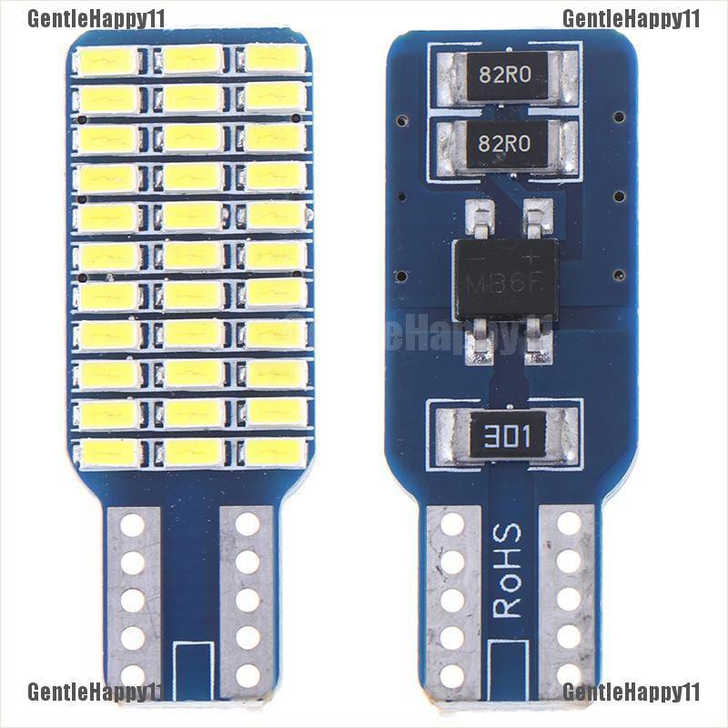 Bola Lampu LED Canbus T10 3014 W5W 33 SMD Warna Putih untuk Mobil