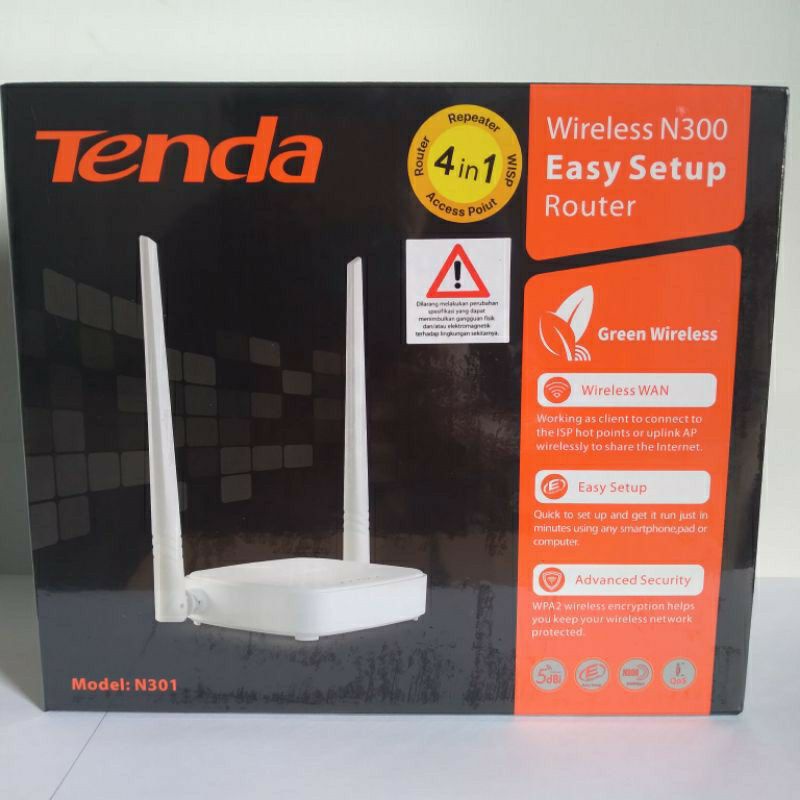 Tenda N301 Wireless N300 Easy Setup Router