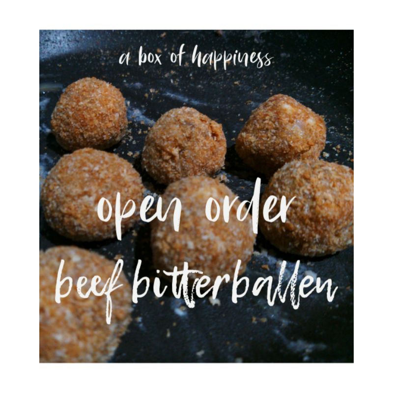 

Frozen Homemade Beef Bitterballen (1 pack =25 pcs)