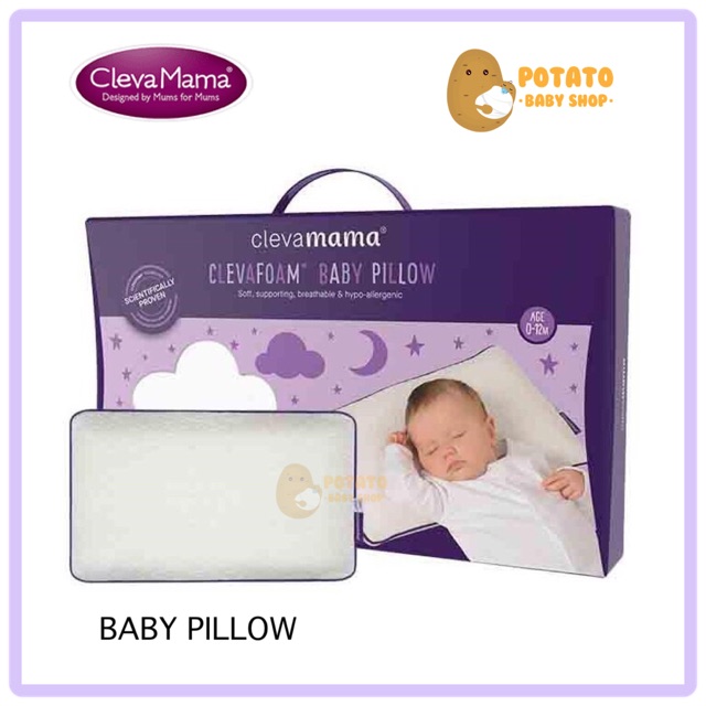 Clevamama Clevafoam Pillow (Infant/ Pram / Baby / Toddler )