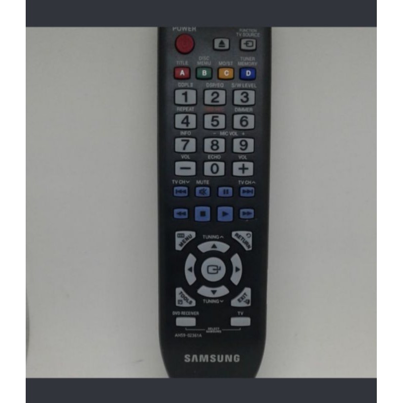 REMOTE REMOT HOME TEATER SAMSUNG BLU RAY AH59 ORIGINAL ASLI