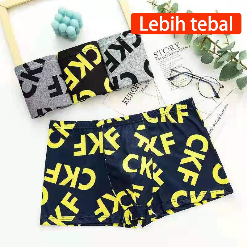 CELANA DALAM PRIA DEWASA BOXER SPORT HIGH QUALITY PREMIUM [1pcs/Eceran] cd pria sempak pakaian-B5