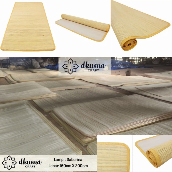 Tikar - Lampit Saburina, Lampit Ukuran 160 X 200, Tikar Kalimantan