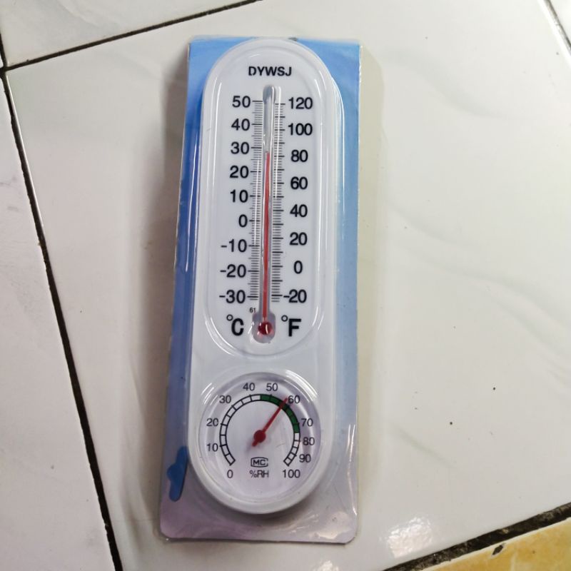 thermometer dan hygrometer analog panjang