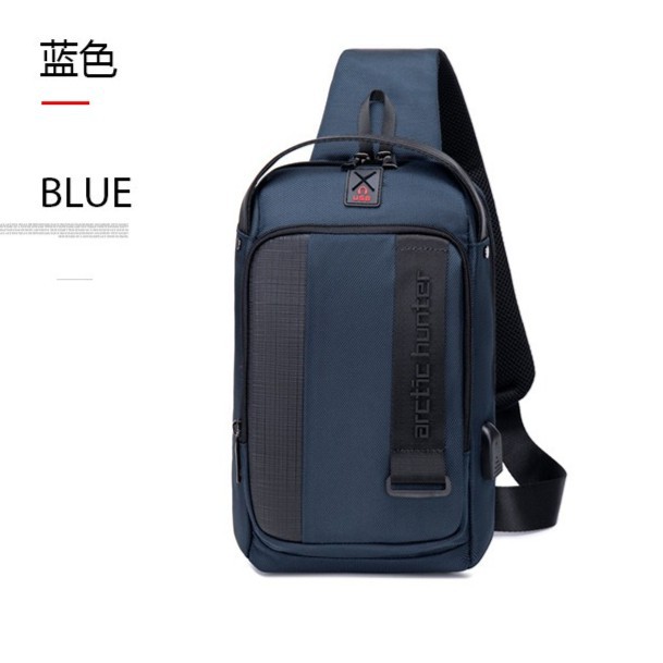 ARCTIC HUNTER Tas Selempang Pria Sling Bag Pria USB ARCTIC HUNTER 100% ORI - WHALE