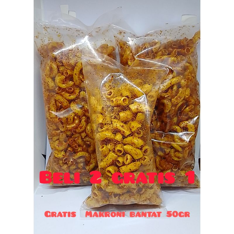 

MAKARONI PROMO beli dua gratis satu 150gr jadi 300gr BONUS makaroni bantet 50gr