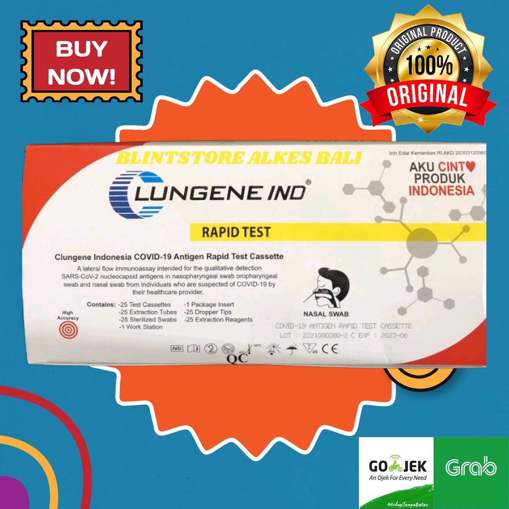 Antigen Clungene Merah Swab Antigen Original