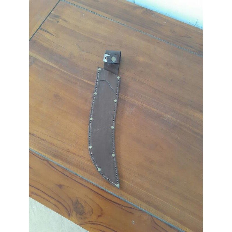 sarung kulit pisau sembelih model cimeter 31 cm