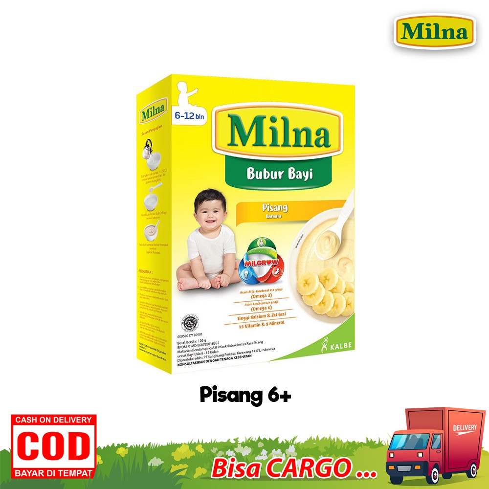 Milna Bubur Bayi 6 bulan + Bubur Bayi Dasar 120 gram