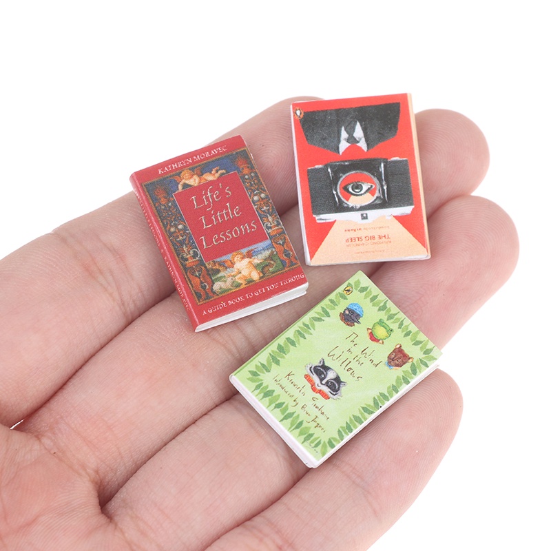 # Kaos T-Shirt Wanita Lengan Pendek Motif Print #6pcs / set Miniatur Note Skala 1: 12 Untuk Rumah Boneka