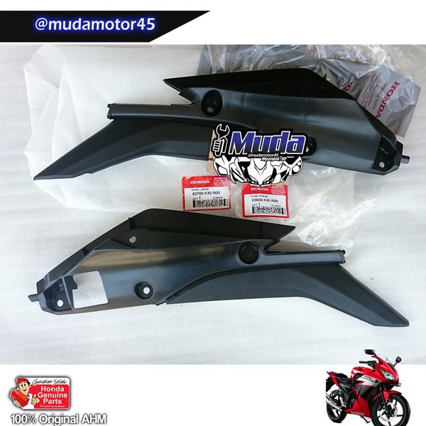 INNER BELAKANG CBR150R K45A COVERBODY SAMPING CBR 150 R K45 COWL REAR BODY KASAR COVER R L 83600-K45