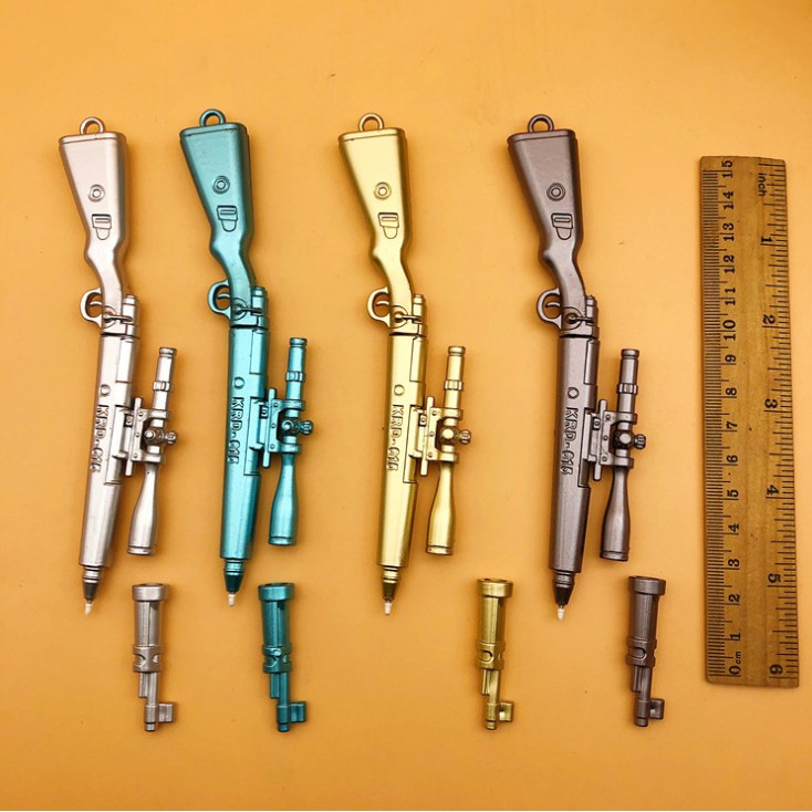 970 Bolpen Bolpoint Ballpoint Pen Pulpen Unik Model Pistol Sniper-1