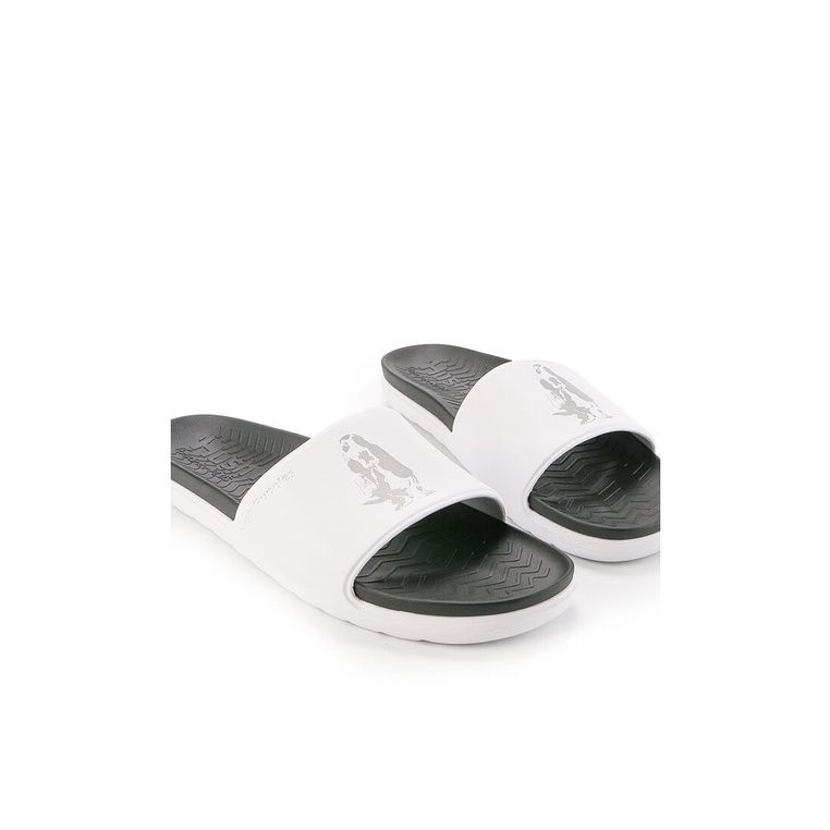 SANDAL SLIDE HUSH PUPPIES PRIA ORIGINAL CASUAL BRANDED PUTIH HM12