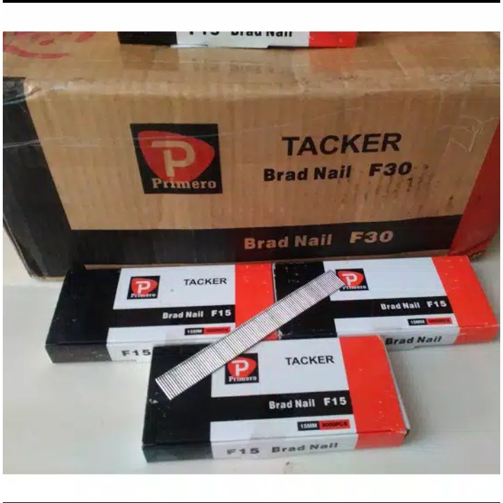 

Isi Paku Tembak Staples 5000pcs 15mm NAILER F15 Brad Nailer