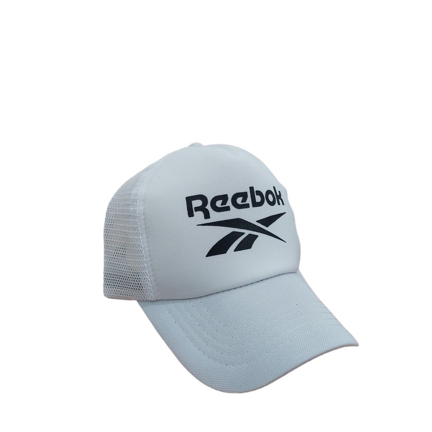Topi Jaring Sablon Adidas / Nike / Reebok Trucker Hat Unisex Kualitas Premium