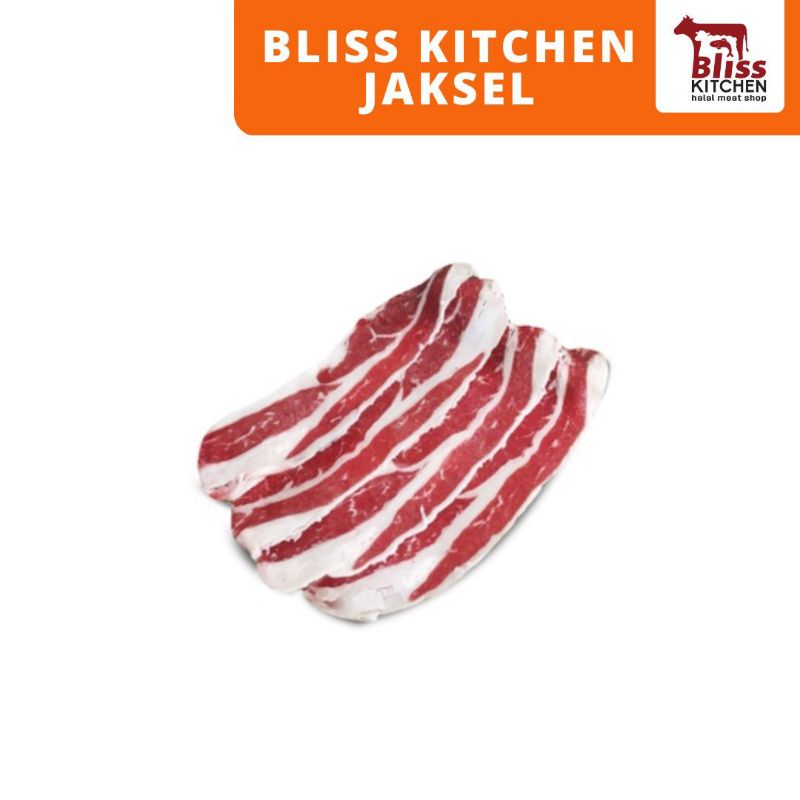

Daging Sapi Lapis US Long Sliced Beef / US Shortplate Long Slice 250gr