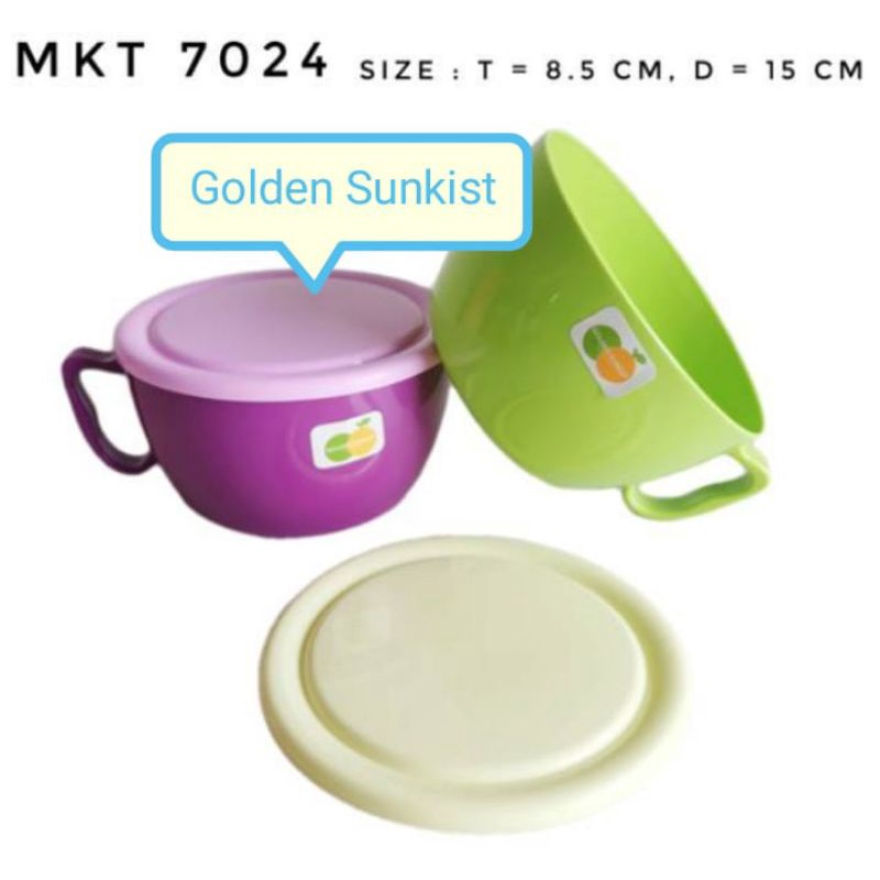 Nodle cup Mangkok kuah+tutup Golden sunkist