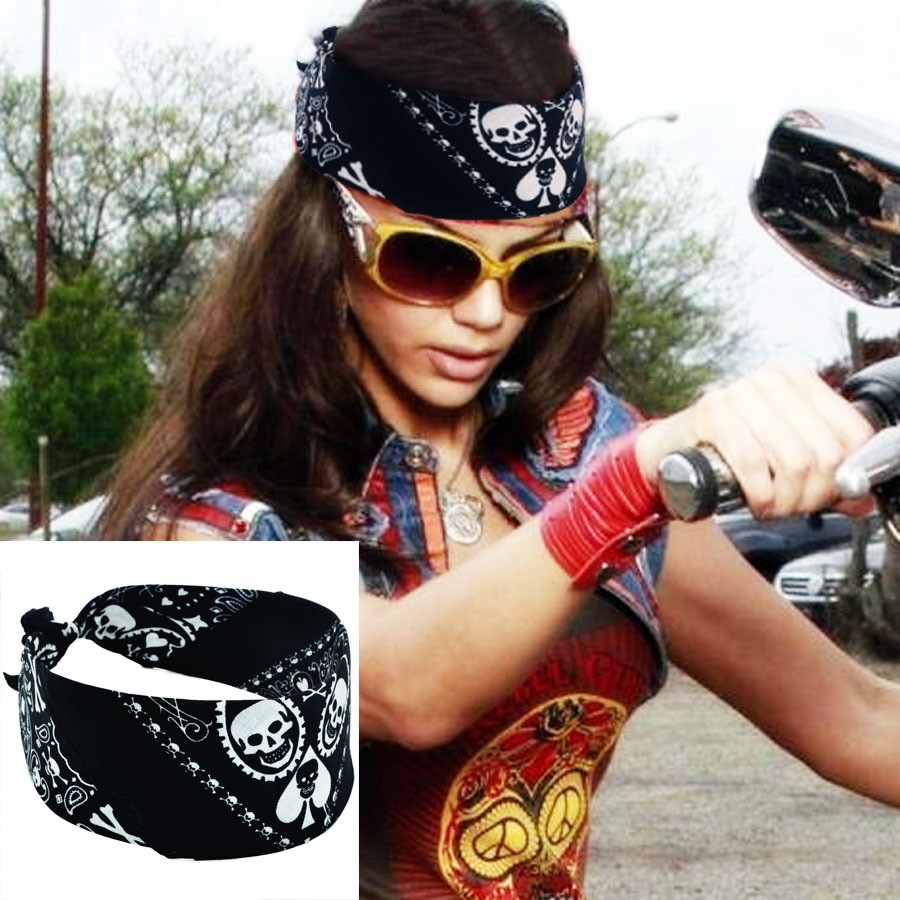 slayer tengkorak/ skull bandana katun