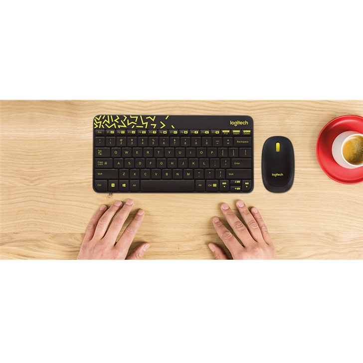 Logitech Wireless Keyboard .&amp; Mouse Combo MK 240 Nano