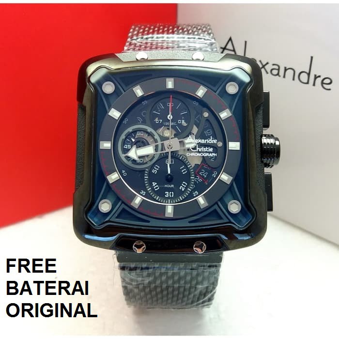 JAM TANGAN PRIA ALEXANDRE CHRISTIE AC 3030 RANTAI PASIR ORIGINAL GARANSI RESMI 1 TAHUN