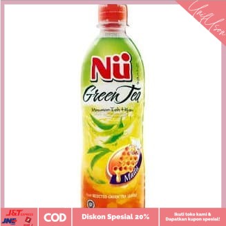 

⭐COD⭐ Nu Green tea Madu 450ml (satudus)
