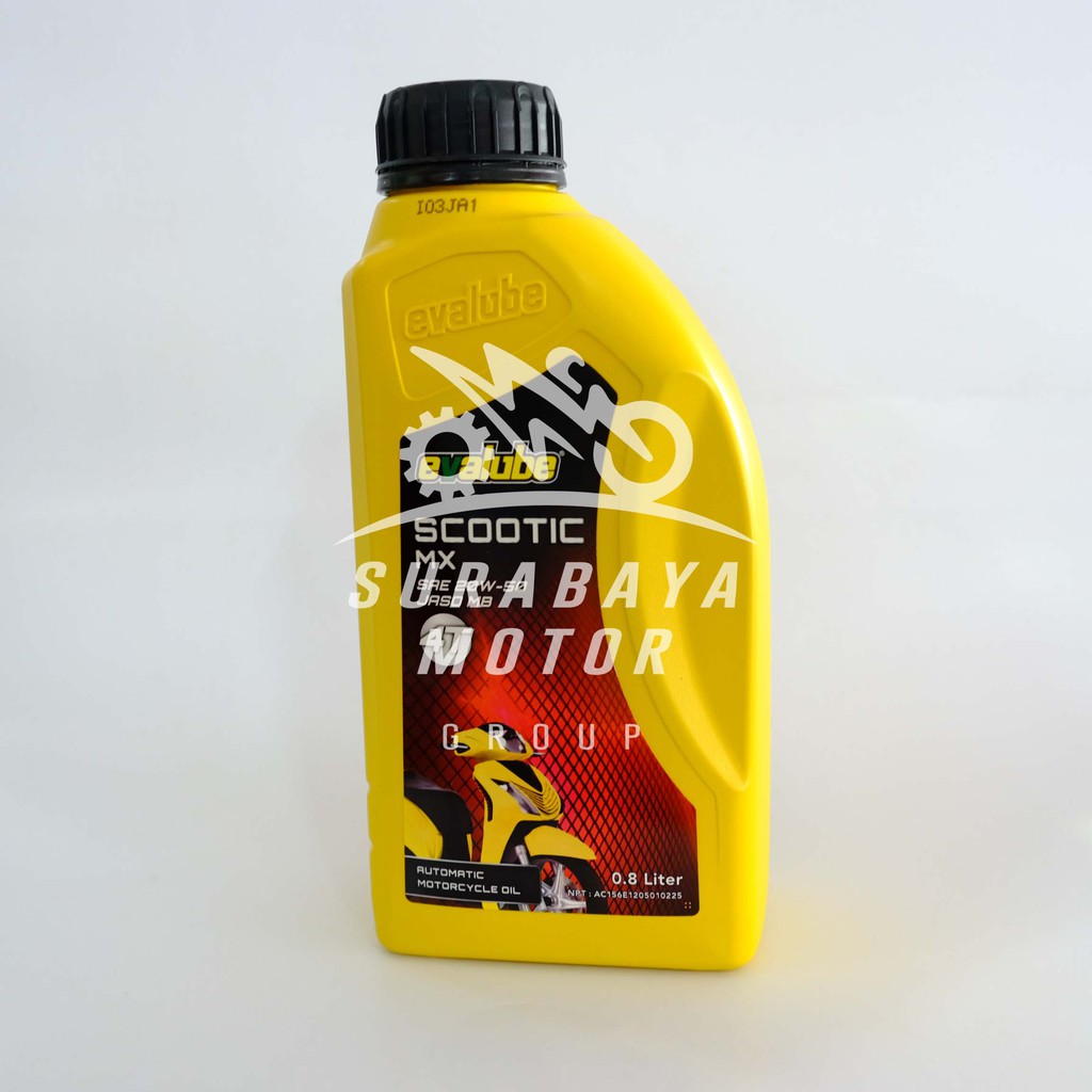 Oli Mesin Evalube Matic 0,8 Scootic MX Sae 20W-50 JASO MB 0,8l Mio Beat Vario X Ride Sepeda Motor