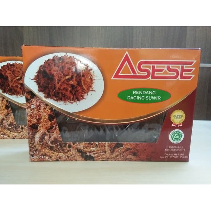 

Rendang Daging Suir Runtiah Asese Khas Padang 175 gram