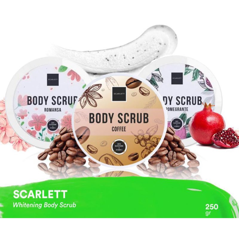 Scarlett Whitening Lulur Body Scrub Murah Grosir Kosmetik