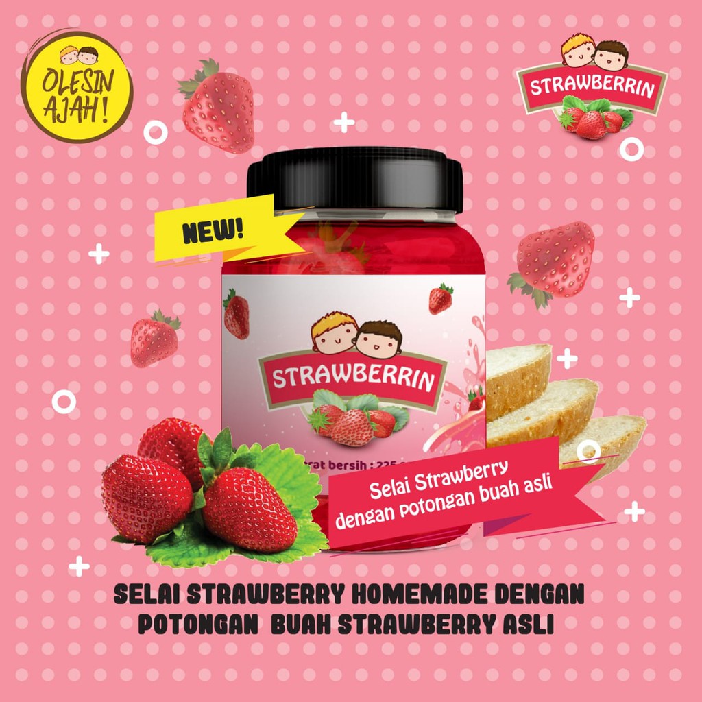 

Selai Strawberrin 200 Gr - OlesinAjah - Homemade