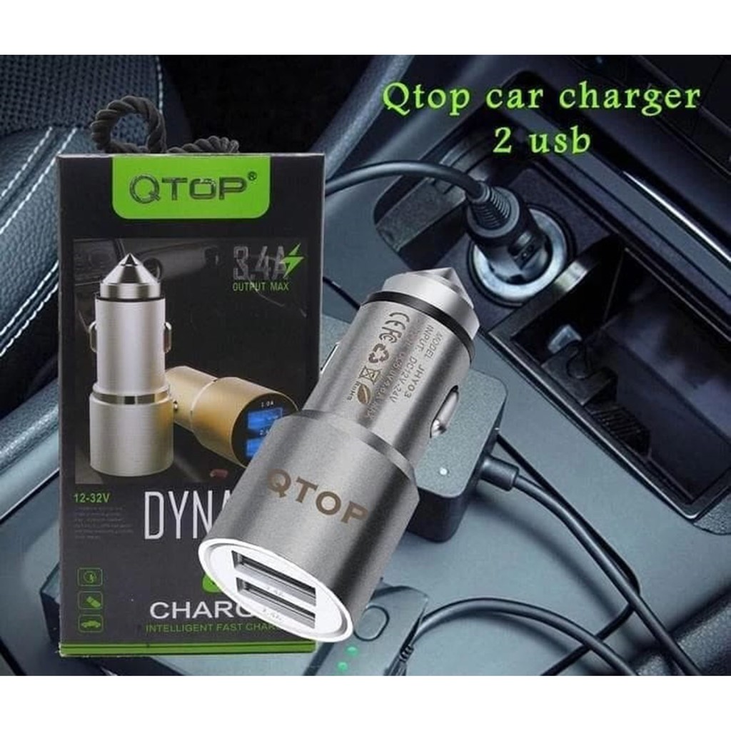 CAR CHARGER SAVER JHY-03 DYNAMIC DUAL USB 3.4A