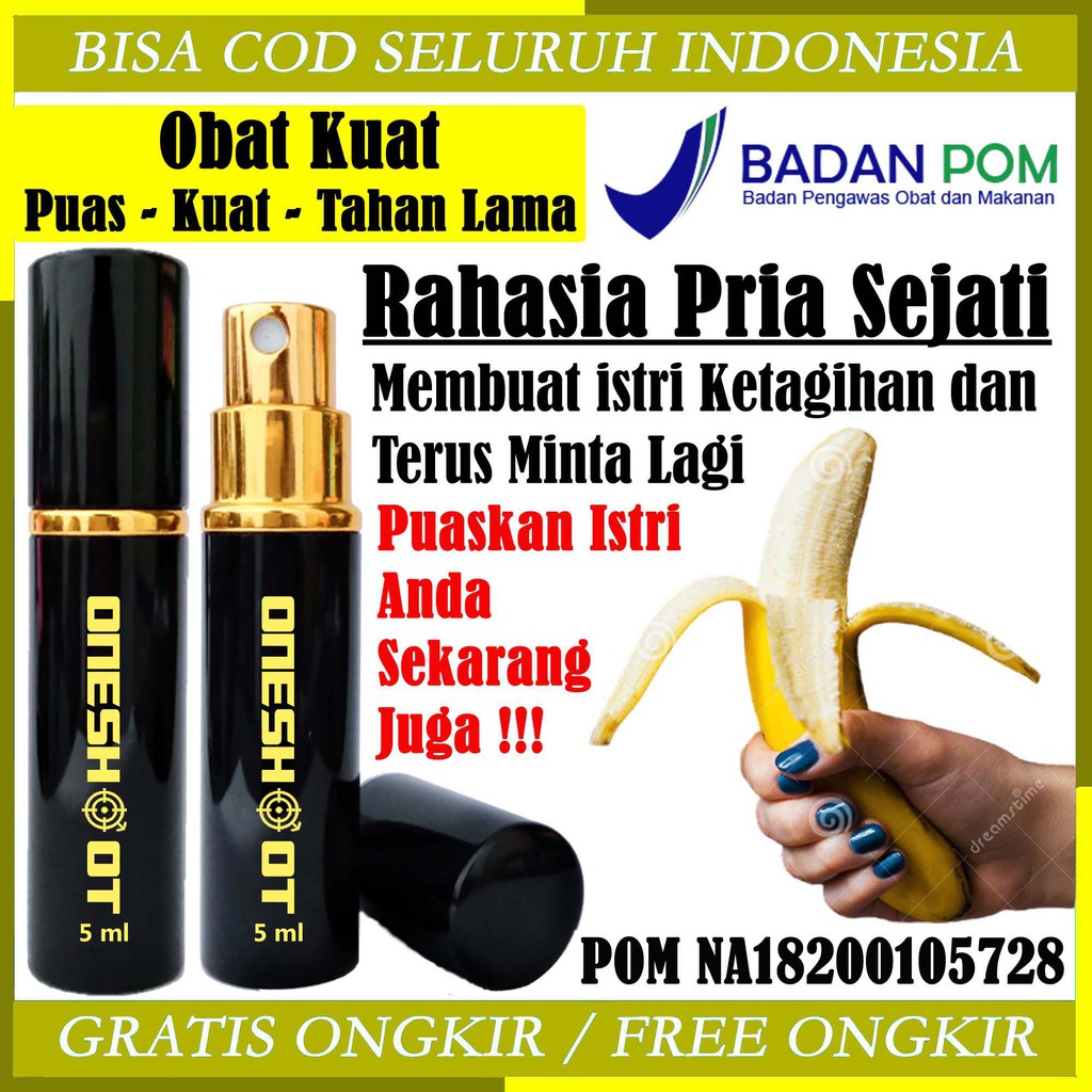 Oneshoot Spray -Obat Kuat Semprot Pria Tahan Lama_Pengeras mr p _Impotensi Paling Ampuh BPOM