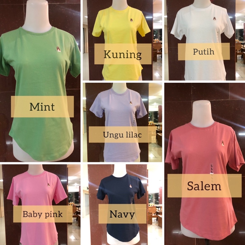 kaos hush puppies wanita cewek