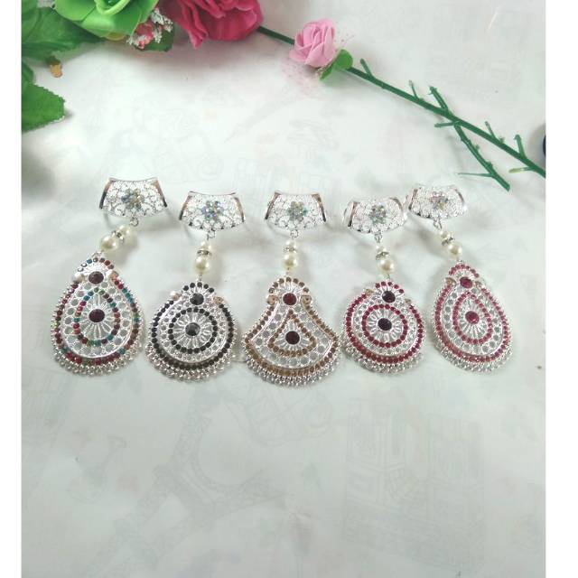 Bross terbaru /Bross Hijab  permata / Ring hijab kekiniann By Tokopelanginicer