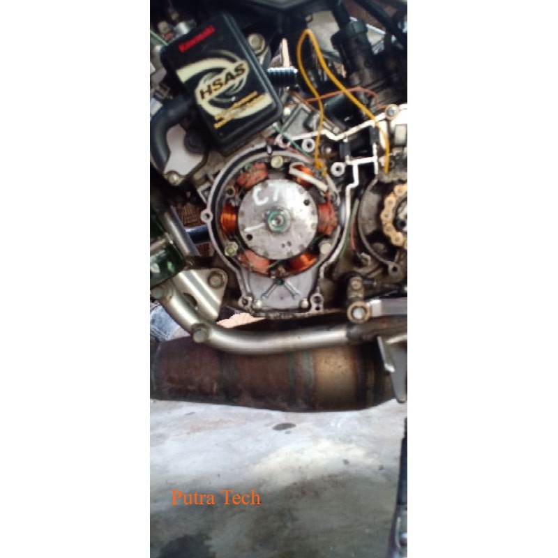 PUTRA TECH Magnet C70 Pnp Ninja r rr 150 Pengapian C70 Pnp Kawasaki Ninja r rr 2tak Gtx Trabas Magne