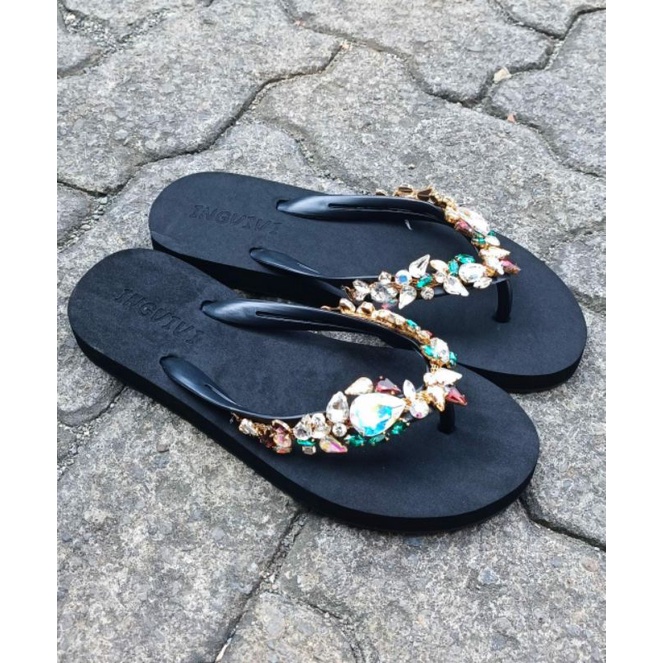 SANDAL JEPIT INGVIVI 899 FLAT dan WEDGES 7cm