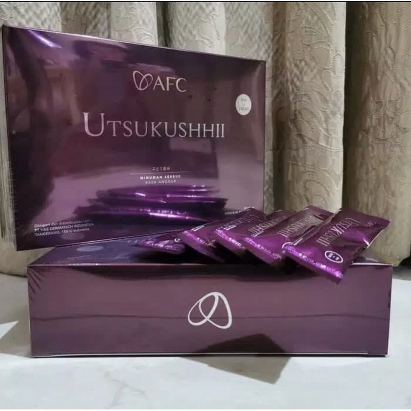 READY Utsukushhii AFC salmon DNA Japan Original 1 box isi 28 sachet