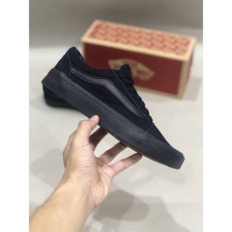 Vans old skool all black waffle IFC shoes mans n womens kasut pria