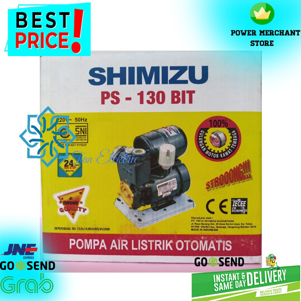 SHIMIZU PS-130 BIT Pompa Air Listrik Otomatis