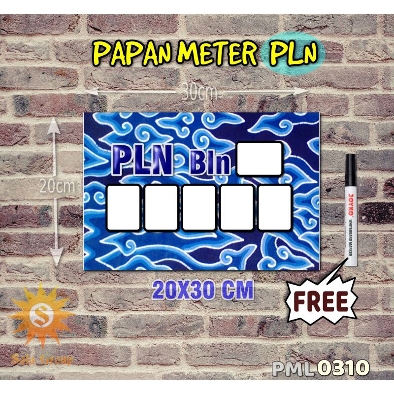 

Safa Papan Meter Listrik PLN PAM motif Unik - Batik 10