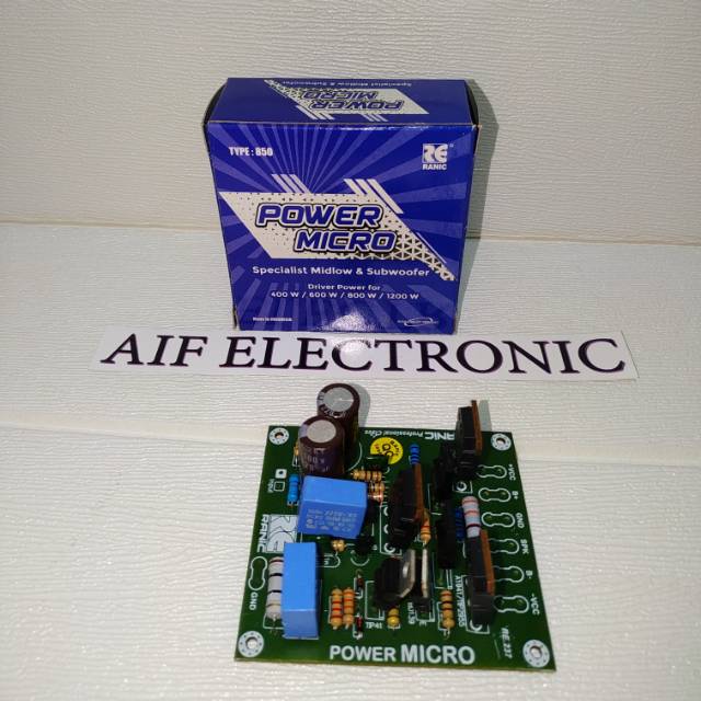 Kit Driver Power Micro Specialis Midlow dan Subwoofer 850