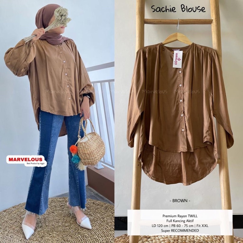 ATASAN TERBARU BY MARVELOUS/SACHIE BLOUSE