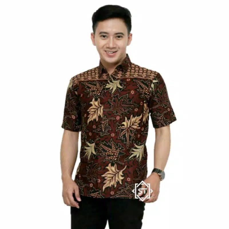 Hem Batik lengan pendek JUMBO size M L XL XXL 3XL 4XL 5XL Batik pekalongan murah kualitas ok