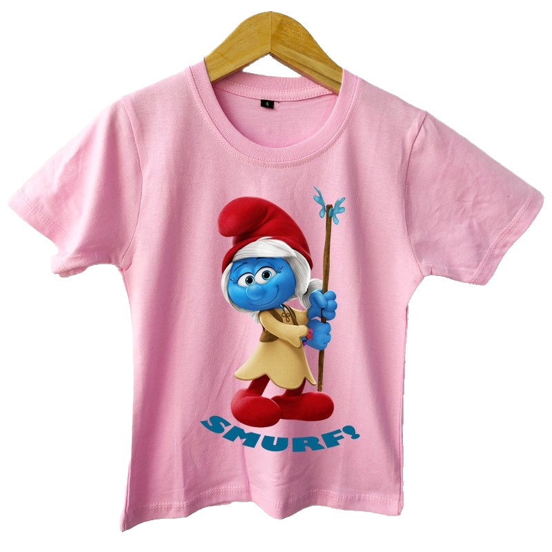 Baju Kaos anak SMURF