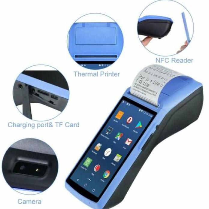 Jual Mesin Kasir Android Pos Vsc Thermal Printer 58mm 4g With Nfc Brilink Indonesiashopee 5829